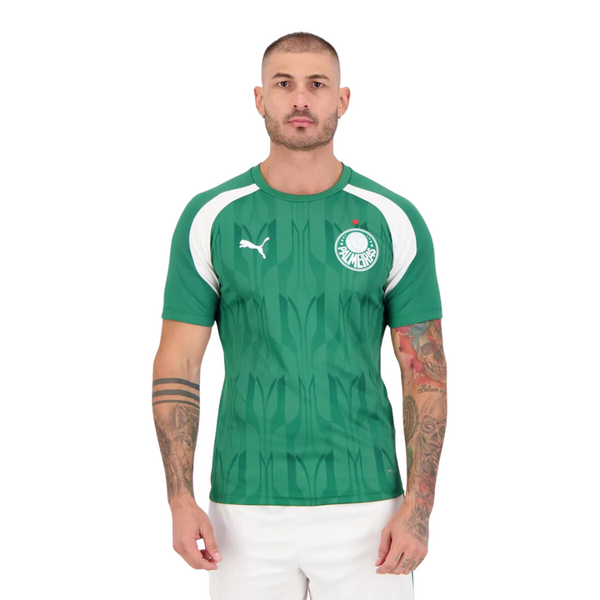 Camisa Puma Palmeiras Pré Jogo 2024 Verde