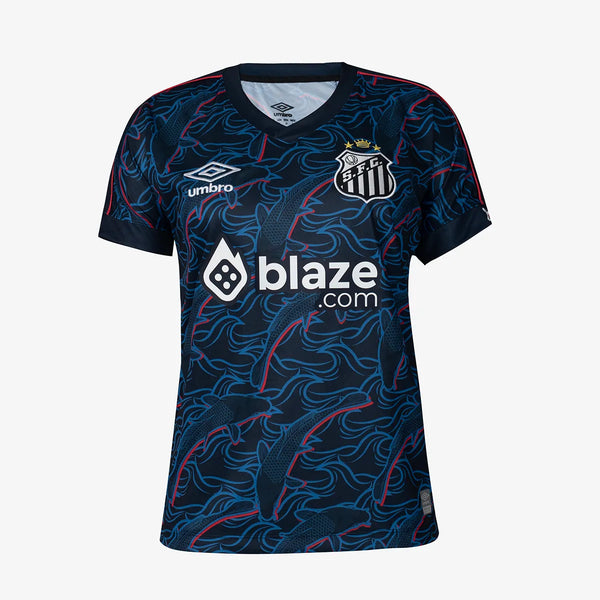 Camisa Feminina Umbro Santos 2023/24 III Torcedora